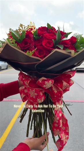 Ask her today with a bouquet from Top Florist 📍25119 Grogans Mill Rd #flowers #roses #valentine #nyvalentine #topflorist