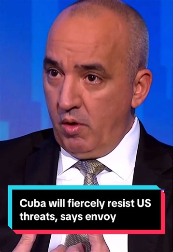 Cuba's ambassador to the UN, Ernesto Soberón Guzmán, said if President Donald Trump follows through on his threats to move against the communist-run country 90 miles off the coast of Florida it will fiercely resist. He speaks to David Gura in New York. #worldnews #Politics #geopolitics #US #Cuba