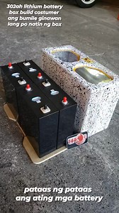 302ah lithium battery box build costumer ang bumile ginawan lang po natin ng box #lithiumbattery | Wilson Casedo