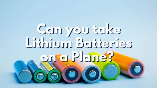 Can I Take Lithium Batteries on a Plane 2026 : TSA Rules