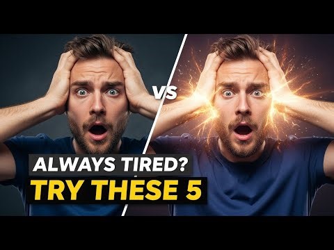 5 Daily Habits to Boost Energy Naturally | Science-Backed Health Tips That Actually Work