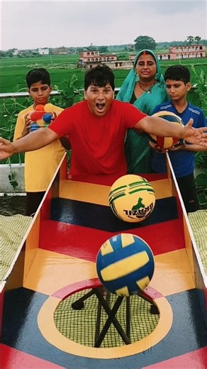 Amazing Ball Rolling Family Challenge Game #shorts #sports