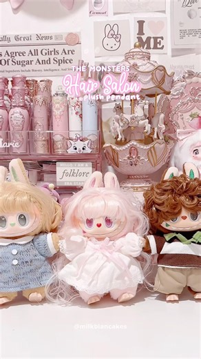 POP MART LABUBU The Monsters Hair Salon Plush #unboxing #blindbox #popmart #labubu