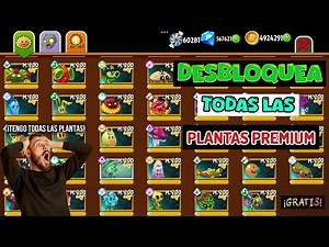 Cómo DESBLOQUEAR todas las plantas PREMIUM en PvZ 2 totalmente Gr4tis - Nueva version 12.0.1 ✅️