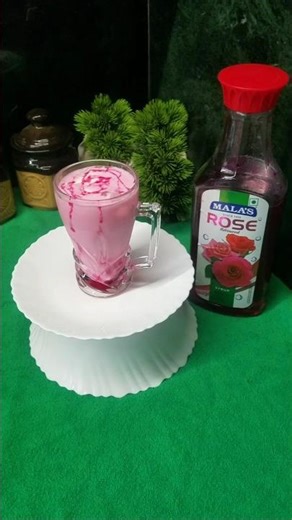 Summer Special Rose Lassi 🌹| गुलाब लस्सी रेसिपी | Thandi Thandi Refreshing Drink in 1 Min 😍 #shorts