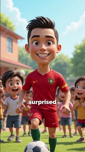 A Day in the Life of Cristiano Ronaldo (3D Cartoon Style!) ⚽🇵🇹 #football #footballshorts #pixarstyle
