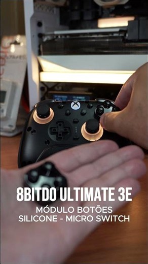 A @8bitdo acaba de revelar o Ultimate 3E, o controle mais avançado da história da marca!