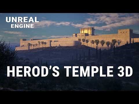Herod's Temple 3D - Ancient Jerusalem in UNREAL ENGINE 5