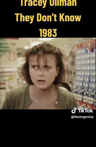 Tracey Ullman. They Don't Know (1983). #thetvgenius #theydontknow #genx #80smusic