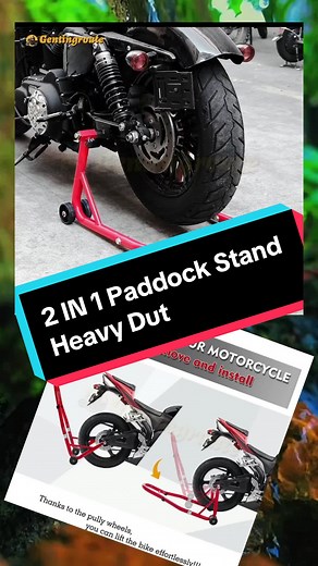 2 IN 1 Paddock Stand Heavy Dut