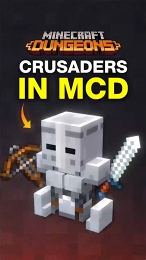 LARPING as a CRUSADER in Minecraft Dungeons! #minecraftdungeons