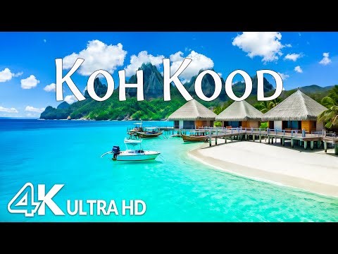 Koh Kood, Thailand 4K – Blue Lagoon, White Sand Beaches & Unspoiled Island Paradise | Relaxing Music