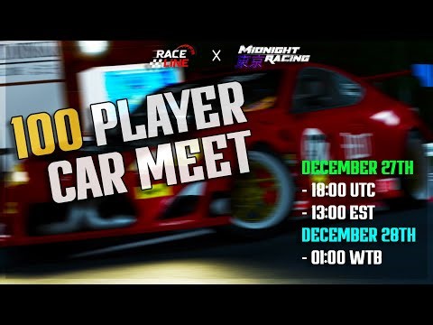 100 Player Car Meet In Midnight Racing: Tokyo!!