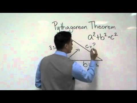 Algebra - Solving Pythagorean Theorem (Tutor Zone)