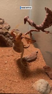 The camouflaged Ghost Mantis holds perfectly still as the massive Camel Spider approaches. This elite high-stakes encounter tests the limits of biological adaptation. #GhostMantis #CamelSpider #EliteClash ⚙️ AI-generated dramatization — No real insects or creatures are involved in these visuals. | Insects Zone