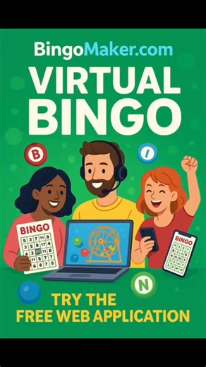 ✨ host a bingo game with Bingo Maker ⭐️ https://www.bingomaker.com/ | Bingo Maker