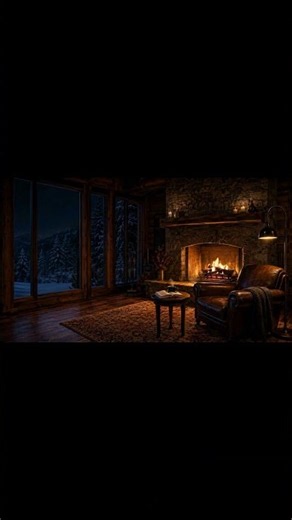 Snowy Night Jazz ❄️ Relax by the Fireplace #music #jazz #relax #soulscapemusic #stressrelief