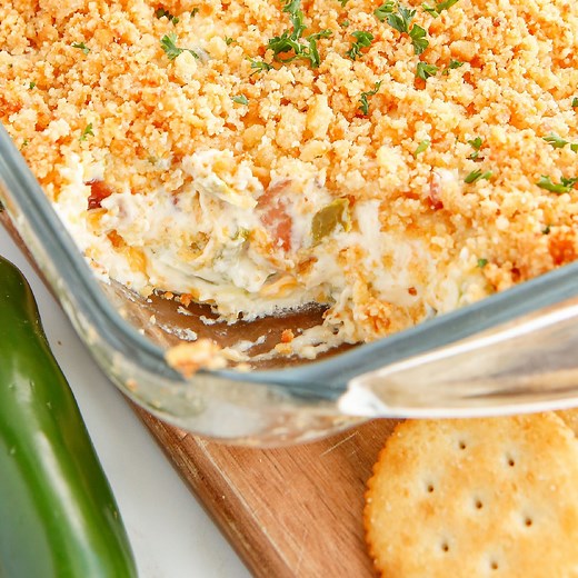 Bacon Jalapeno Popper Dip - Easy, Creamy, Cheesy and Delicious! Recipe - https://bit.ly/3m2qQba Seriously the Best Dip Ever! 😍 Everyone always begs for this recipe and it's so Easy to make! | Kitchen Fun With My 3 Sons