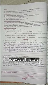 Physics practical no 5 class 11th COEFFICIENT OF STATIC FRICTION 👍