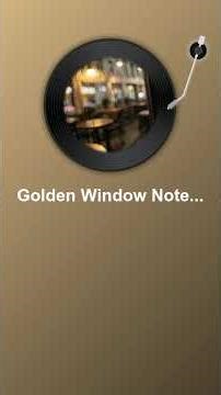 Golden Window Notes: Relaxing Soft Jazz Cafe Music for Focus & Calm