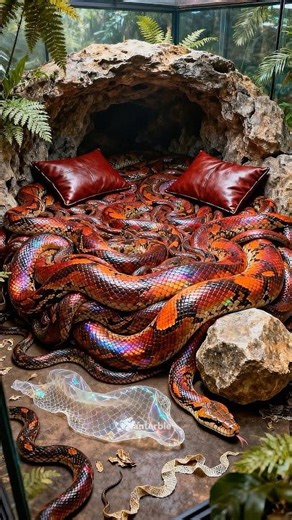 [ASMR] Submerged in a Wild Pit of Exotic Snakes 🐍✨