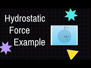 Hydrostatic Force Circular Plate Example