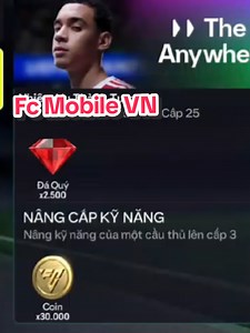 Nâng kỹ năng cầu thủ lên cấp 3 #sk_kynguyenhuyhoang #SK_Hanhtrinhmotquocgia #fc25 #fc #FCMobileVN