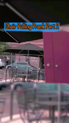 Chair puling prank p2 #prank #funny #fypシ #comedy