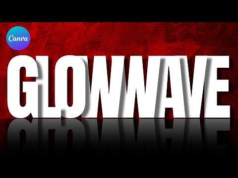 How To Make Drop Shadow text Effect with Reflection In Canva