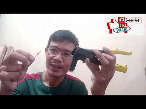 PARTS OF HAND RIVETER / PAANO GAMITIN ANG RIVETER?