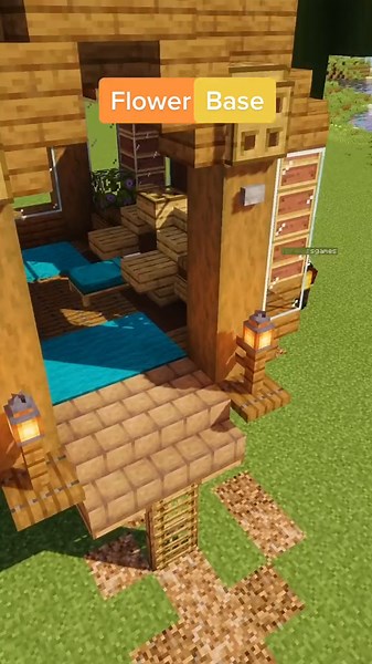 Minecraft Flower Base Design