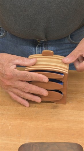 24K views · 99 reactions | How does it work? This push button box is a piece from the amazing bandsaw box collection of Alex Snodgrass. | Woodcraft | Facebook