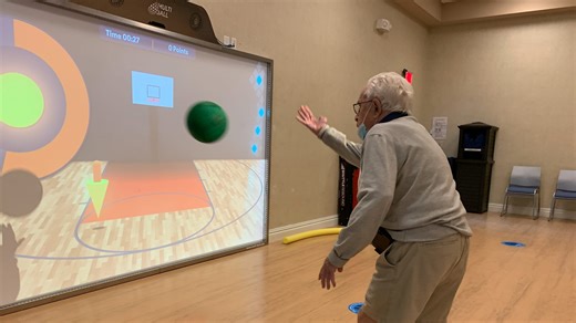 'Mind and body working together:' MultiBall 'exergames' provide fun and fitness to seniors