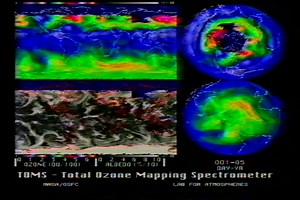 NASA Scientific Visualization Studio | TOMS Ozone and Albedo