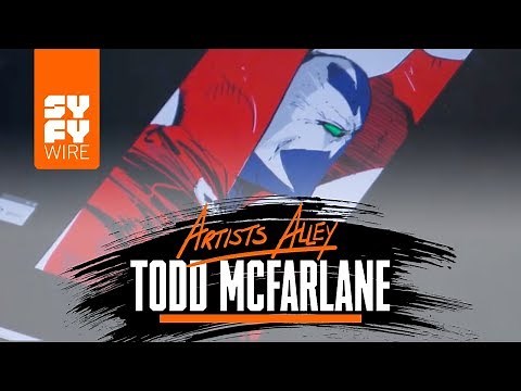 Todd McFarlane Sketches Spawn (Artists Alley) | SYFY WIRE
