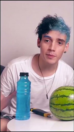 How to make blue watermelon?