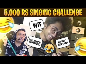 5000 RUPEES SINGING CHALLENGE 🤣 | FUNNY MOMENTS | MRJAYPLAYS