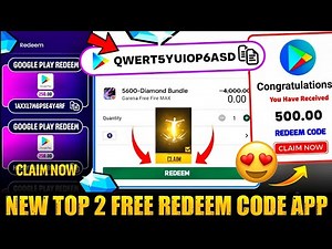 FREE REDEEM CODES INSTANT 🤩 | TOP 2 REDEEM CODE APP | HOW TO GET GOOGLE PLAY STORE REDEEM CODES FREE