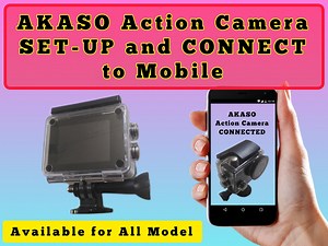 1K views · 24 reactions | Paano e Set-up or Connect ang ACTION CAMERA...