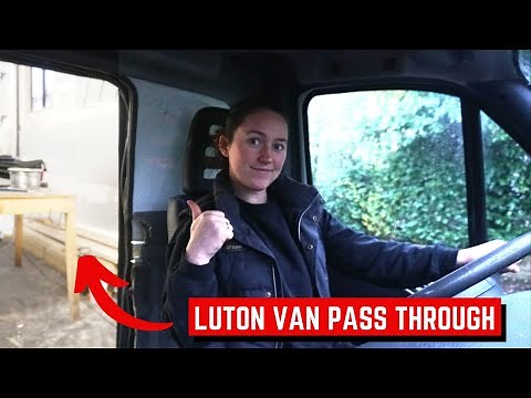 How we build a pass through - LUTON BOX VAN CONVERSION - VANLIFE UK