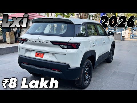 2026 Maruti Suzuki BREZZA LXi Base Model | Full Detailed Review