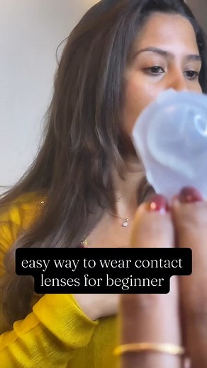 SIBI | easy way to wear contact lenses for beginner Brand name fresh look shade grey colour #lens #lensfixing #easywear #superlook #freshlook... | Instagram