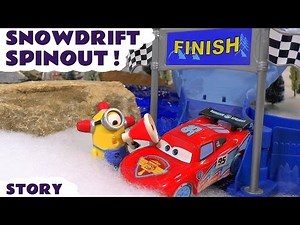 Cars Snowdrift Spinout Toy Car Racing Story