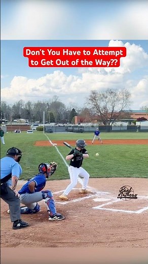 Is This a Situation Where the Batter Didn’t Attempt to Get Out of the Way?What Do You Think? #shorts