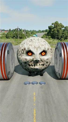 Long Capsule Buses vs Hydraulic Crush - BeamNG.Drive