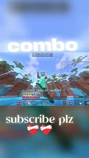 130+ combo in minecraft #combo #cbum #subscribe