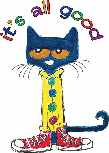 Pete the Cat Decal, It's All Good, Pete the Cat Decor, Groovy Vinyl Wall Sticker for Nursery or Children’s Bedroom - Etsy