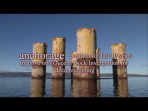 Hutton TLP arrives at queens dock for decommissioning by Messiah