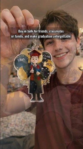 Graduation Celebration Keychain | Personalized Acrylic Keychain