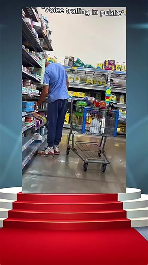 First time voice trolling in public 😂 #public #voicetrolling #viral | messing with strangers in public